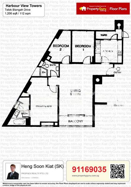 3 Bed Condo for Rent in  Harbour View Towers - Image 11